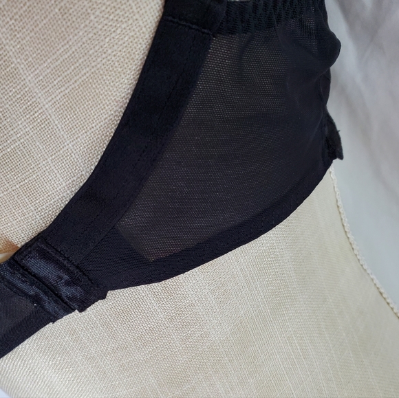 Vintage French Embroidered Simon Perele Muse Bra Bralette 32C - Picture 10 of 10